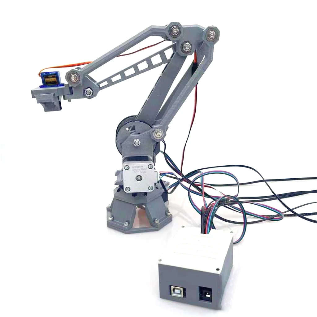 3D-Printing-4-axis-Stepping-Robot-Arm-For-Arduino-Robot-DIY-Kit ...