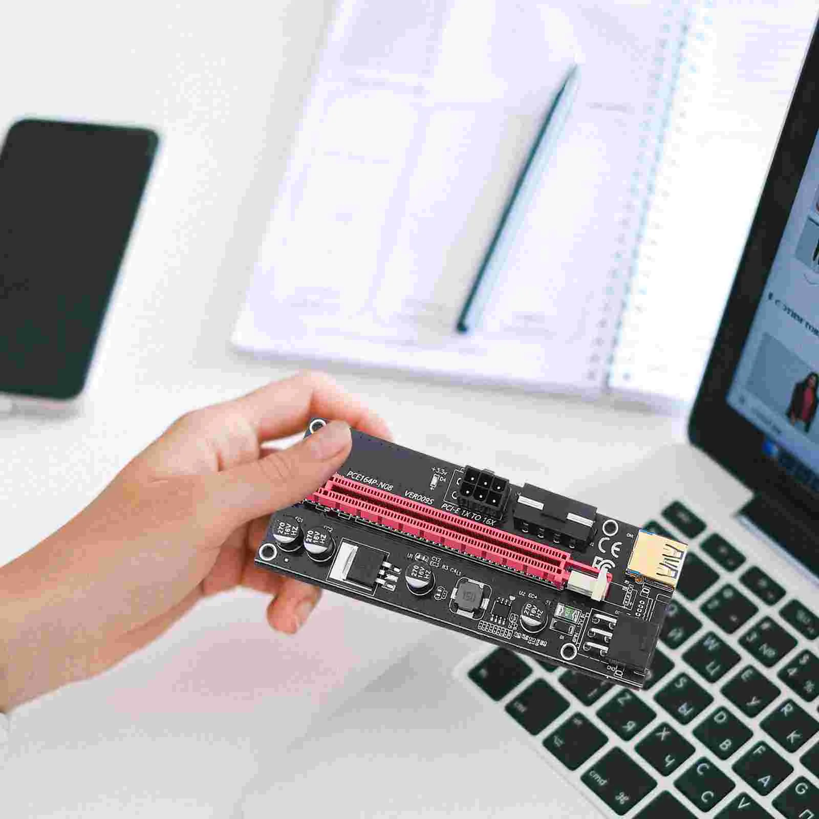 

1 Set PCIE Riser PCIE 1X to 16X Riser Durable Extension