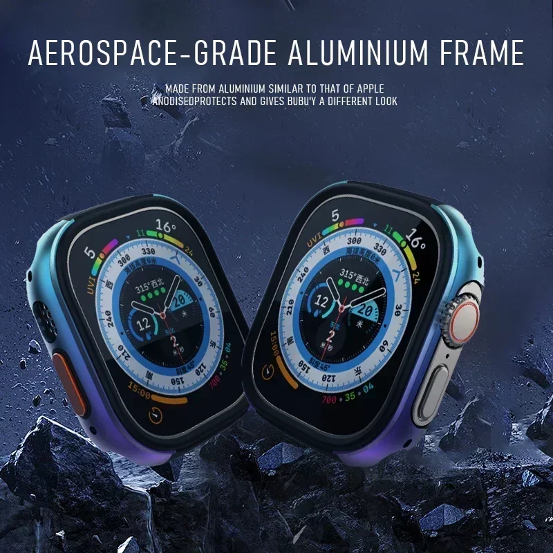 Premium Alloy Matte Case with Waterproof Metal Screen Protector