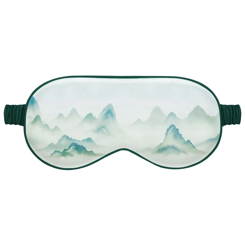 Luxurious Blackout Silk-Look Eye Mask