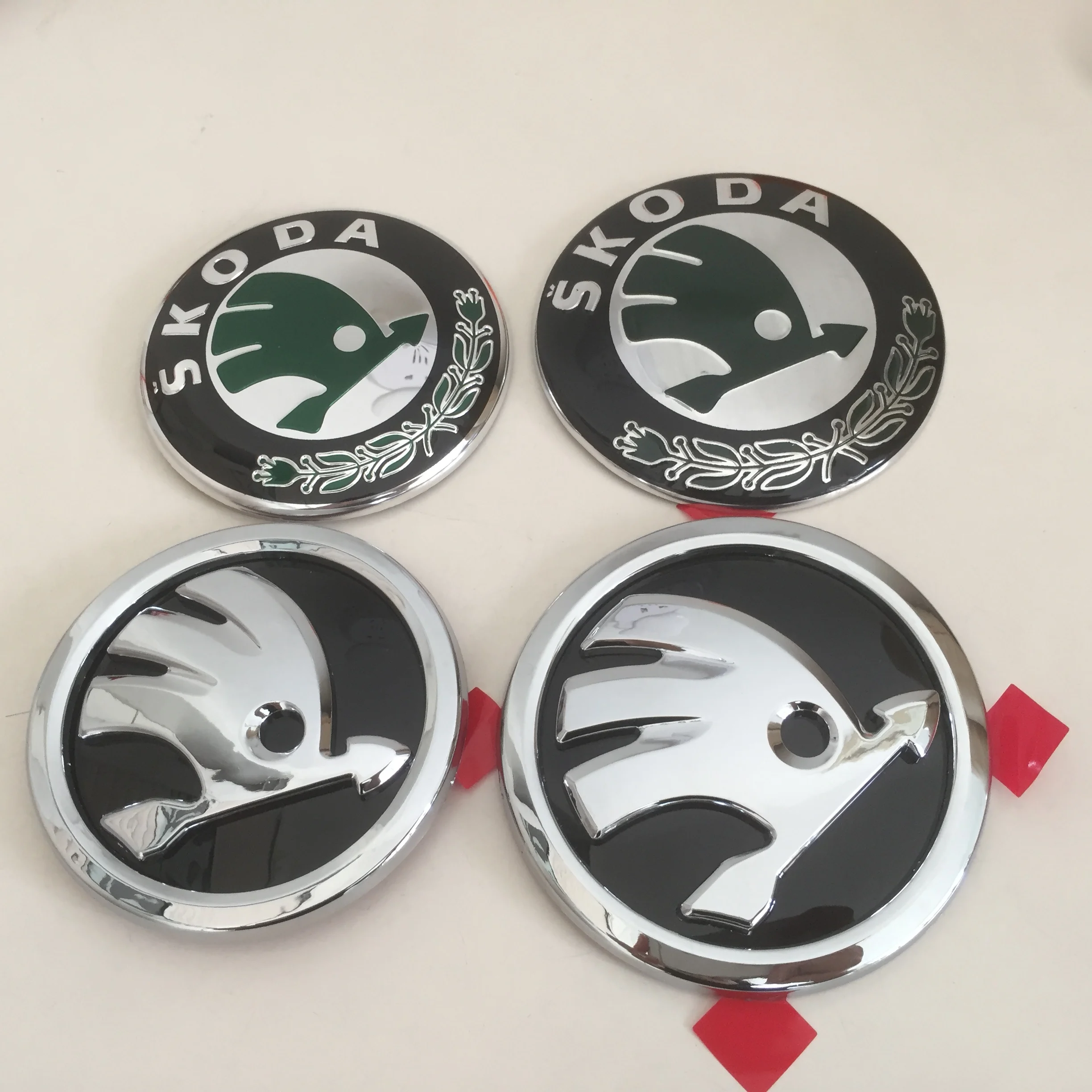 Car Styling Accessories Car Reflective Stickers Car Sticker Car Body Stickers Car Badge Grille Emblem Badge Cover 1pcs for SKODA Car Front Grille Head Hood Bonnet Emblem Rear Tail Bumper Trunk Sticker