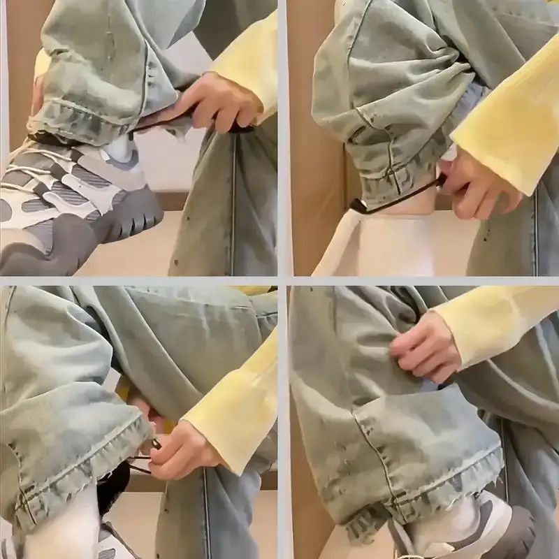 조정 가능한 보이지 않는 의류 고정 클립 안티 드래그 팬츠 레그 클립 사진 촬영을 위한 다목적 배경 고정 클램프 매일 사용