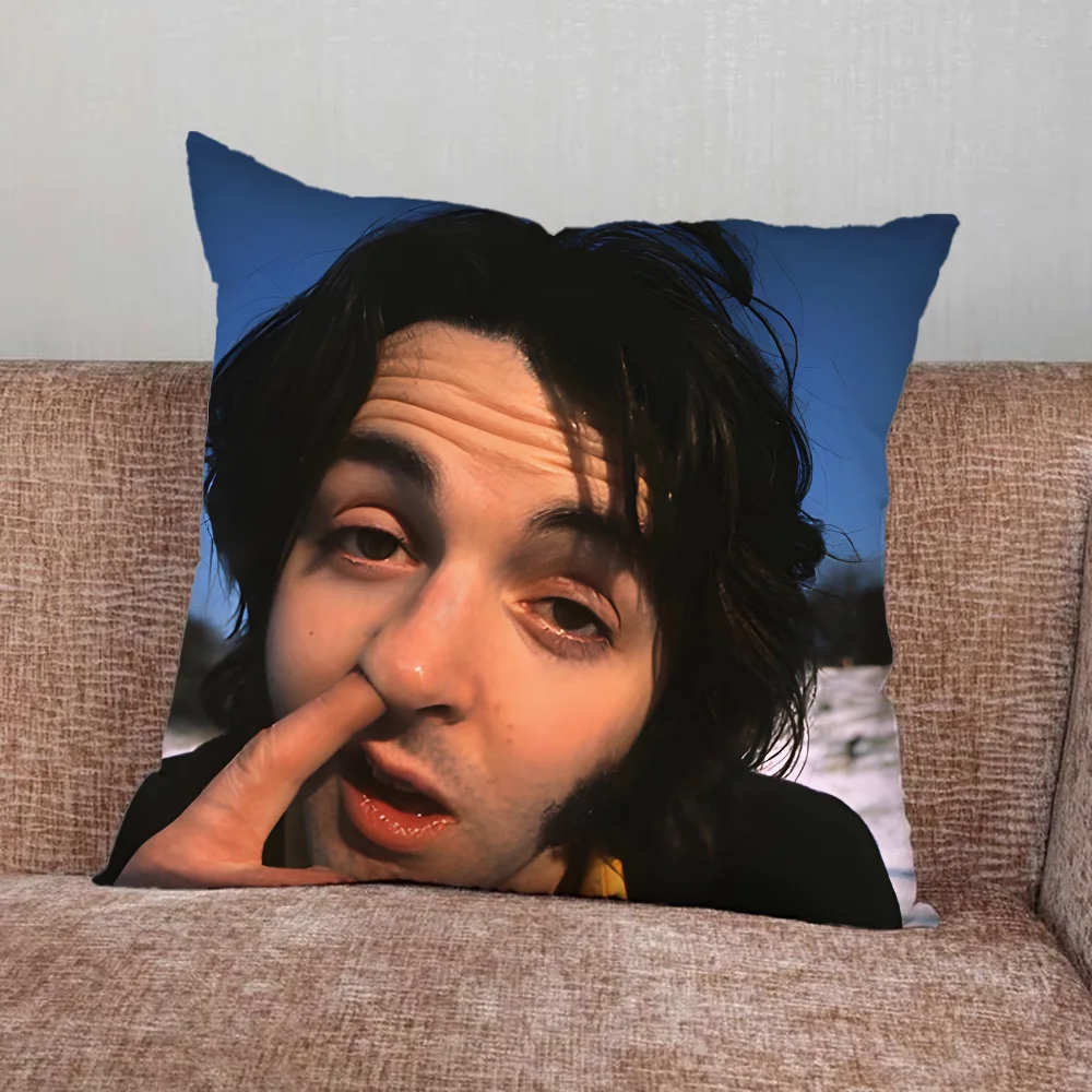 Sänger P-Paul M-McCartney Kissenbezug für Zuhause, Schlafzimmer, Auto, Büro, Dekoration, Wohnzimmer, Sofa, Kissenbezug, geeignet – Detail 14