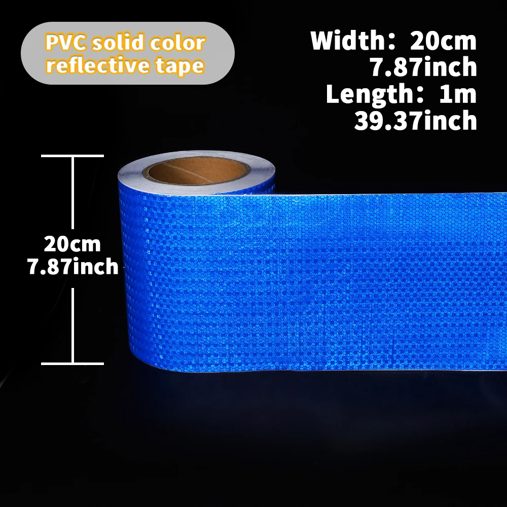Multicolor 20CM Reflective Safety Warning Tape