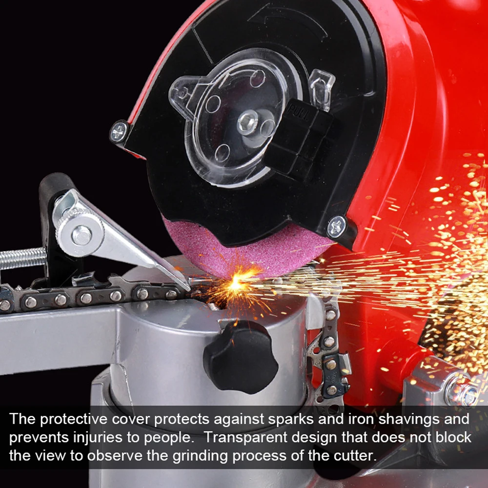 Tabletop Electric Chain Grinder Sharpening Chainsaw Sharpener Professional Sawchain Polisher Saw Sharpen Tool for Chain Saws 3