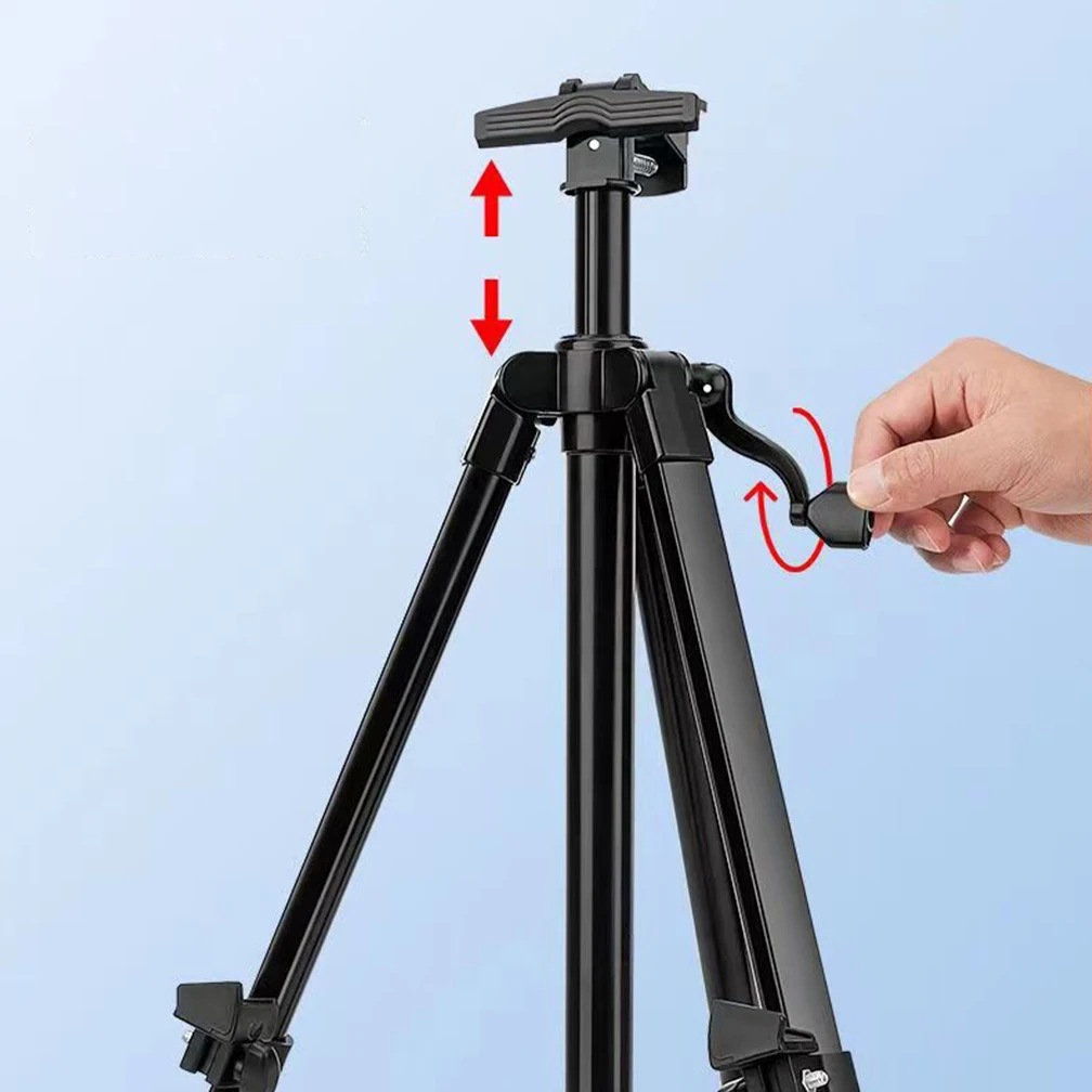 Adjustable Height 50-150CM Foldable Portable Metal Sketch Easel Stand Travel Aluminum Alloy Outdoor Painting Artist Supplies sketch easel