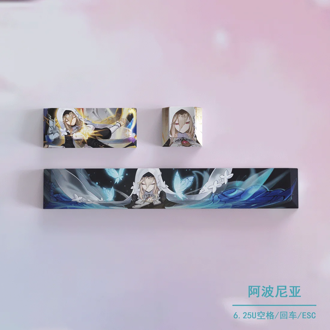 Игровая клавиатура Honkai Impact Kiana Kaslana Bronya PBT, механическая клавиатура Cherry MX (art.: 3920c2f93ffd3) - 3920c2f93ffd3