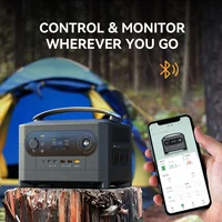 Portable Power Station NE-700PRO 700W, 1800W Peak/720Wh, Solar Charging & Dual USB for Camping Campervan RV /Emergency (CE ） 2