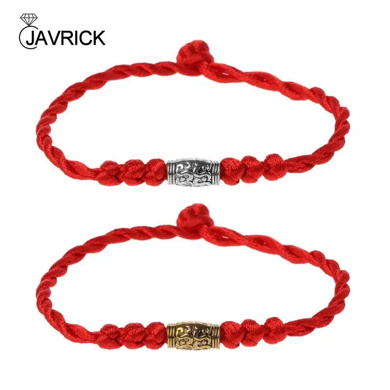 Chinese Feng Shui Lucky Red String Bracelet Amulet Good Luck Red String Rope Bracelet Handmade Braided Bangles Gift 2