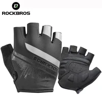 ROCKBROS Cycling Gloves Half Finger Shockproof Wear Resistant Breathable MTB Road Bicycle Gloves Men Women Sports Bike Equipment 1