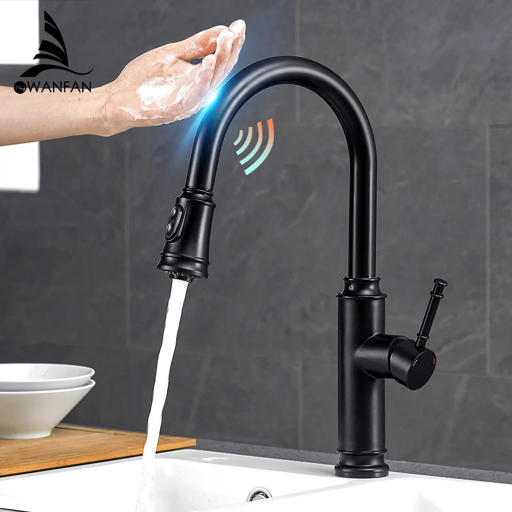 Smart Touch Küchenarmaturen Kran Für Sensor Küche Wasserhahn Waschbecken Rotation Wassermischer Kh-1006