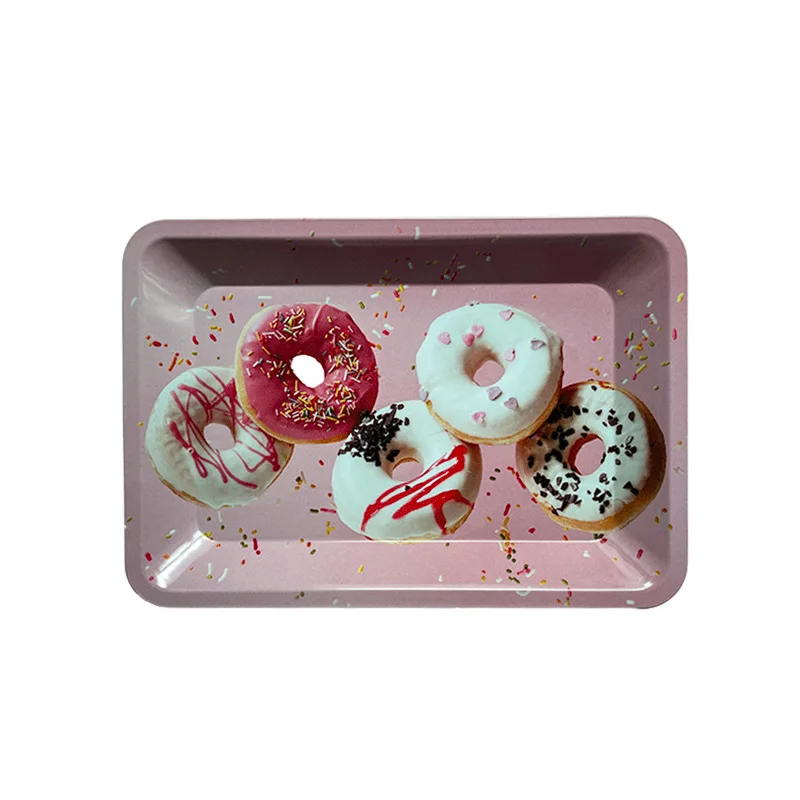 Metal Ashtray 18*12.5cm Tobacco Dry Herb Vape Rolling Tray Cigarette Smoking Tool Lighter Metal Ashtray