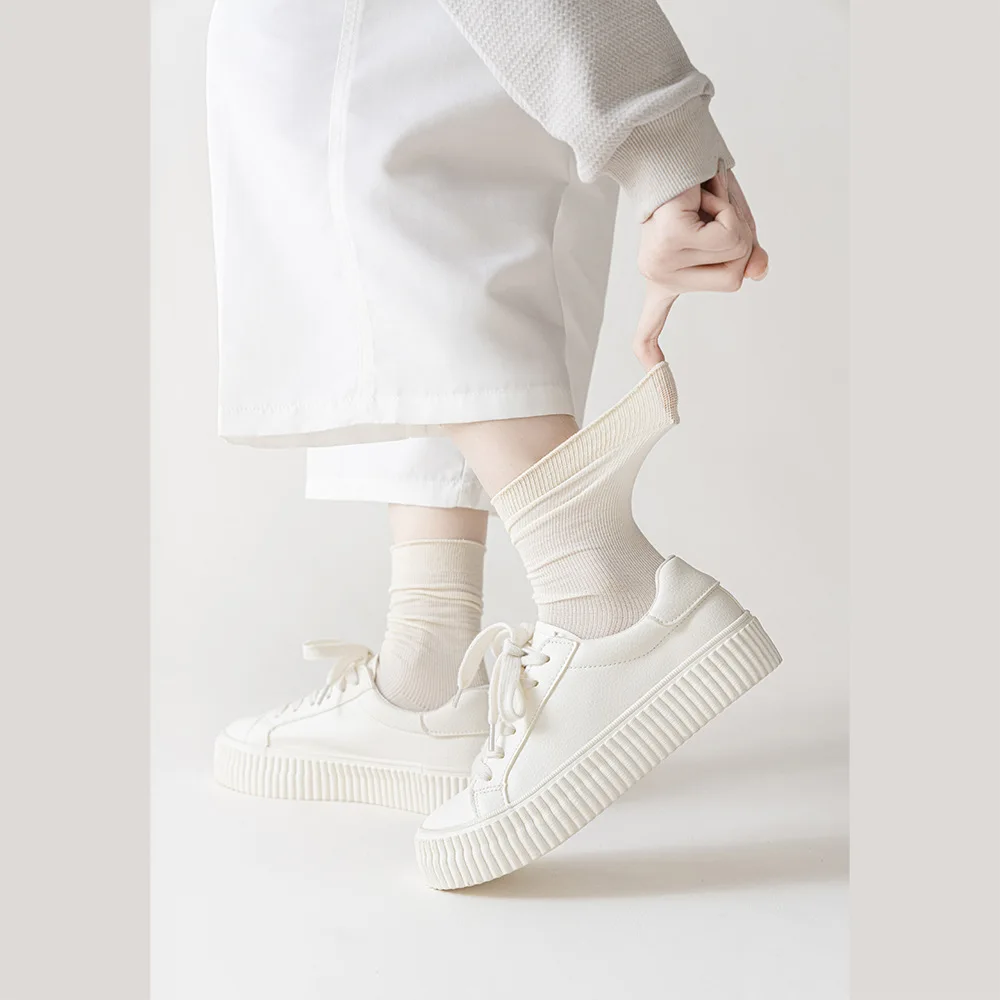 Wholesale of Solid Color Breathable and Cool Women's Socks for Spring and Summer