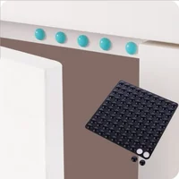 300/100pcs Silicone Cabinet Door Bumpers Clear Self-Adhesive Grains Drawer Stop Bumper Pads Furniture Protective Buffer Cushion 4