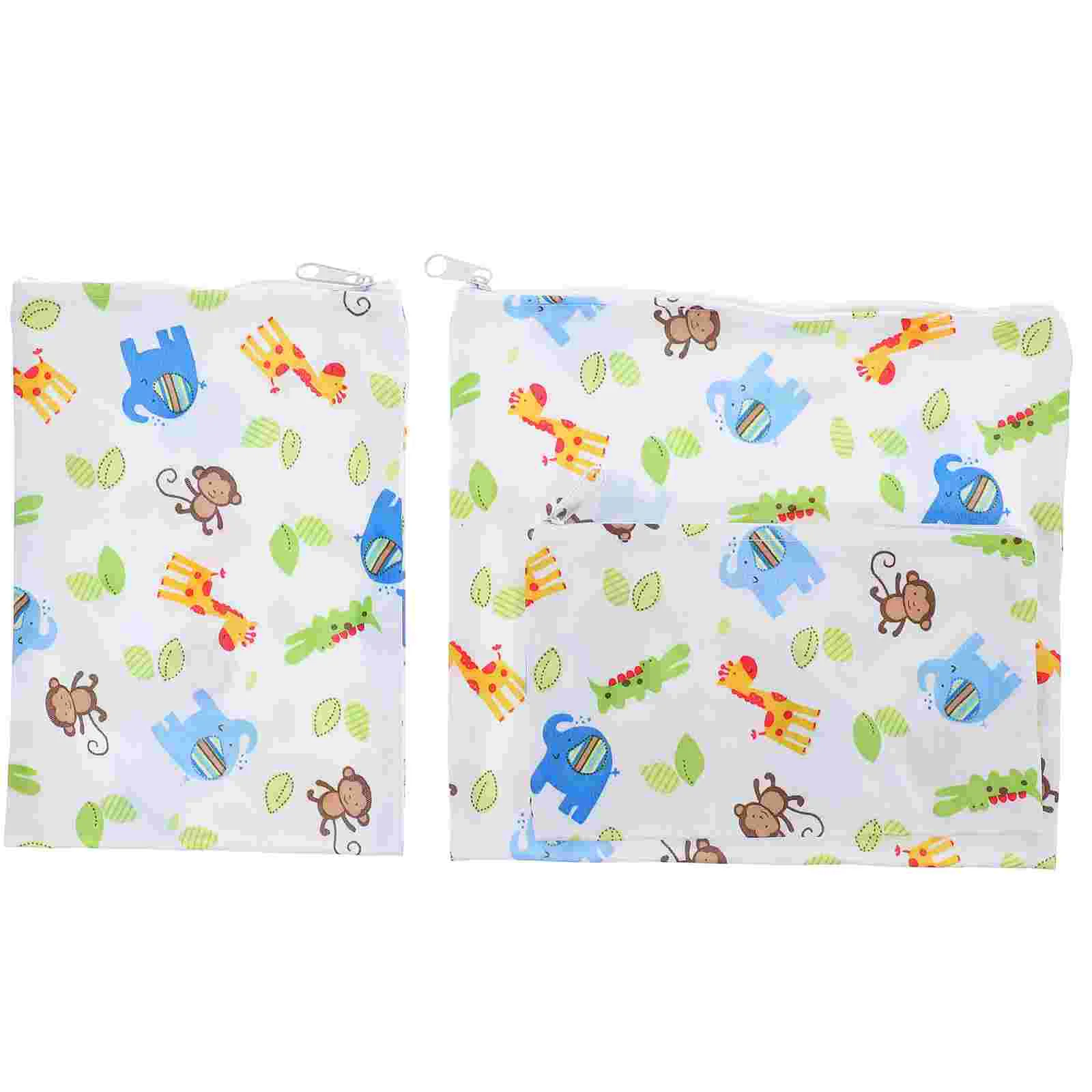 

3pcs Reusable Snack Bags Washable Snack Bags with Zipper Portable Sandwich Bag Food Storage Pouch