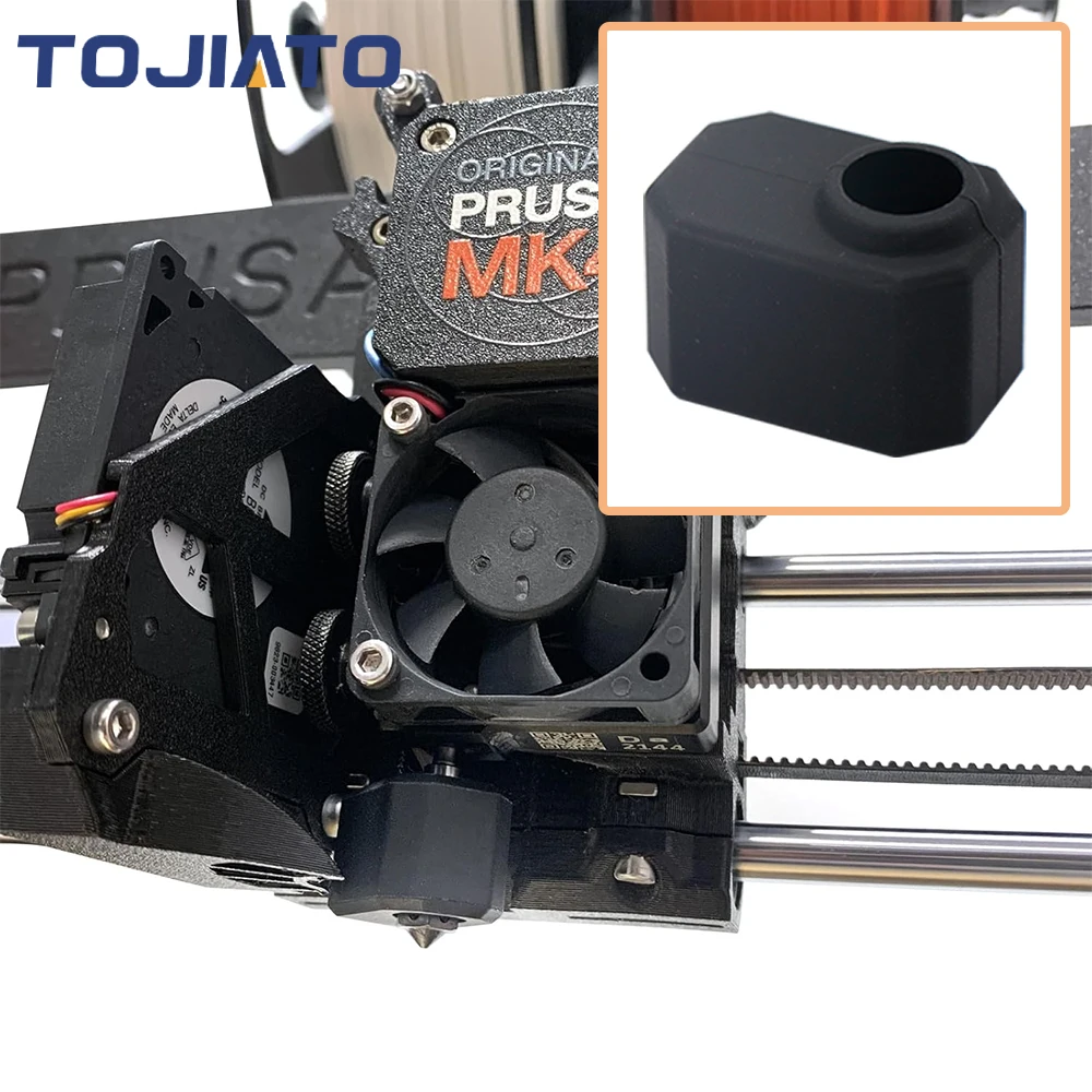 5/10/15 Stück Prusa MK4 Silikon-Socken-Heizblock-Abdeckung, kompatibel mit MK4 MK3.9 XL, schützt Extruder vor Filament-Aufbau – Detail 2