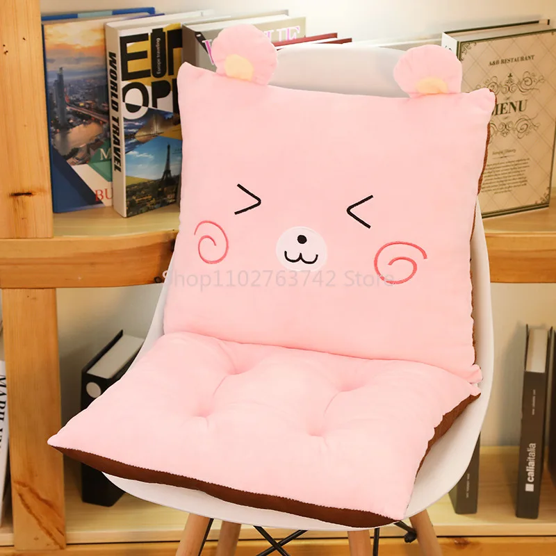 Backrest Seat Cushion Cute Chair Cushion Backrest for Office Chair