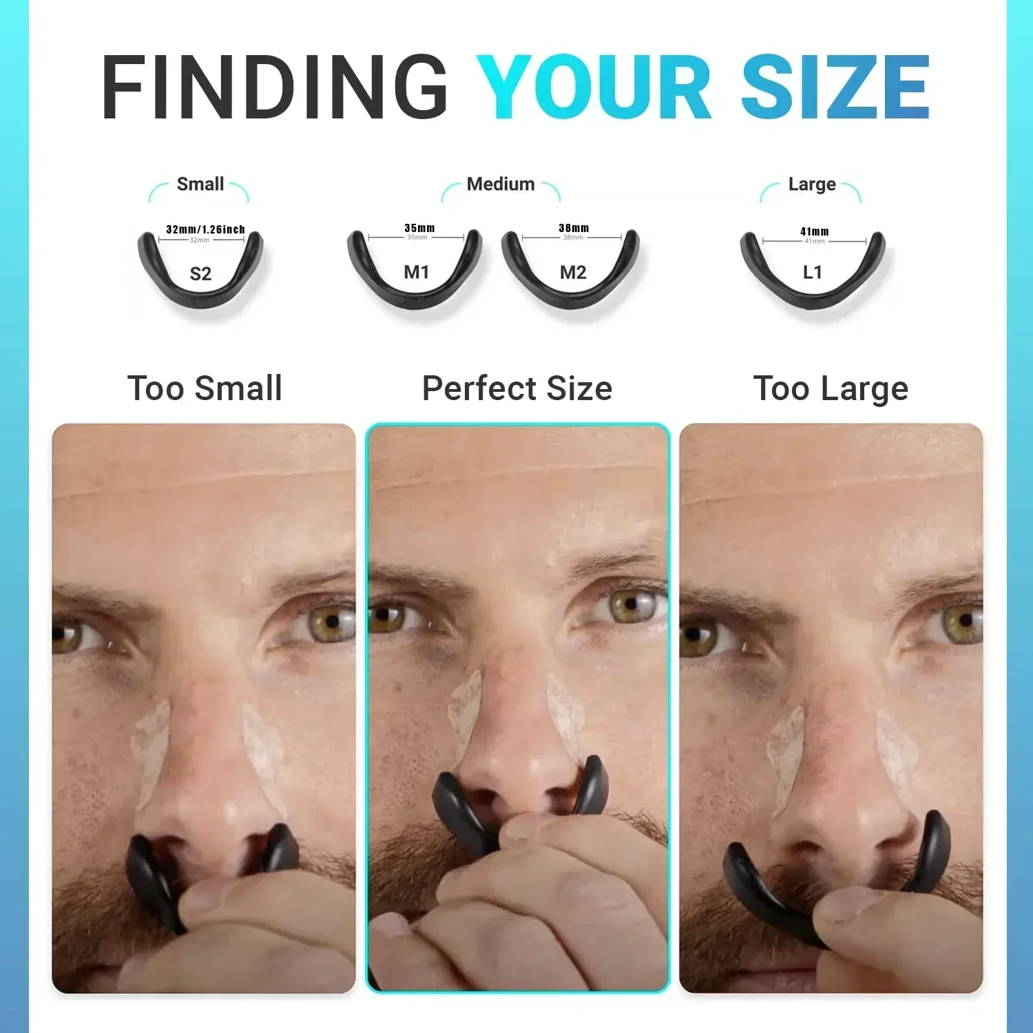Magnetic Nasal Breathing Dilators Kits Sport Nasal Dilator Boost Oxygen Intake,Reduce Snoring,Breathing Refill Nose Clip 5