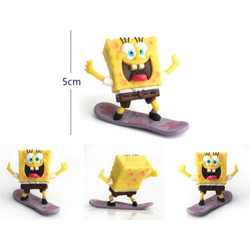 Cute Undersea World 8 PC Dolls Statue World Of Fish Landscaping Squidward Tentacles Patrick Fish Tank Aquarium Decoration Veilig materiaal - product feature