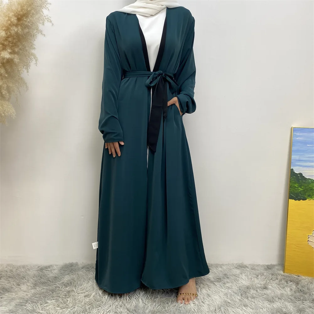 2-in-1-reversible-open-abaya-side-pockets-islamic-clothing-kimono-muslim-women-solid-color-dubai-turkey-hijabi-kaftan-ramadan