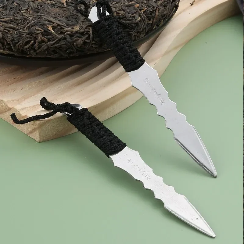1 PCS Puerh Tea Knife Needle Puer Knife Cone Stainless Steel Metal Insert Tea Set Thickening Puer