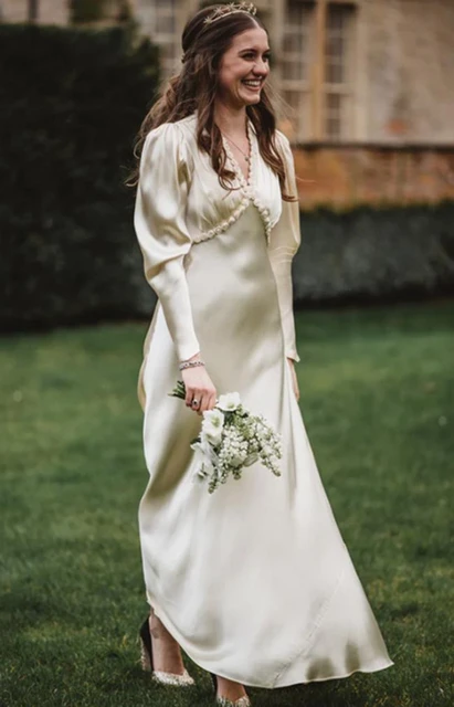 vintage style wedding dress