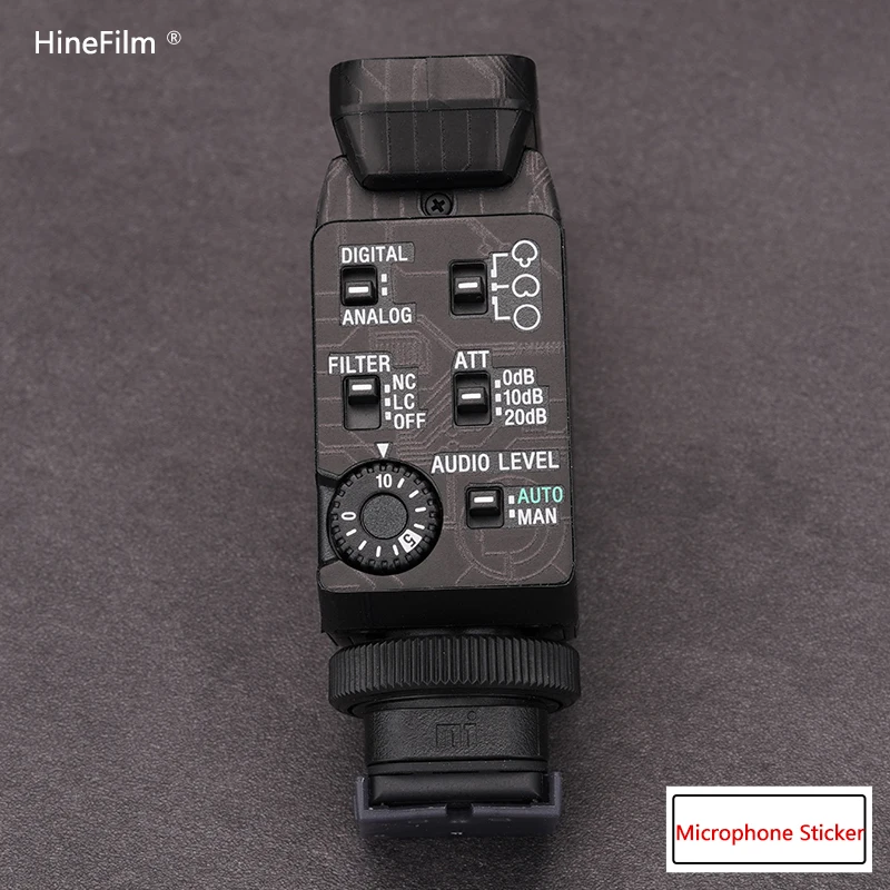 ECM-B10 용 Hinefilm 스킨 ecm B10 마이크 프리미엄 스티커 ECMB10 스킨 용 마이크 데칼 스킨 랩 커버