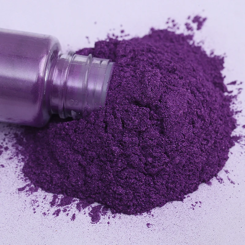 nail pigment 25ml Purple Natural Mica Powder Pigments Safe Diy Art Decorative Filling Cover In Resin Nail Gel Shiny Acrylic Dip Powder Mica