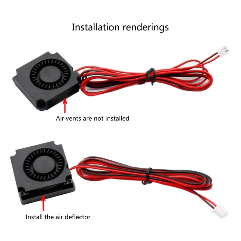 

3D Printer Cooling Ventilation Air Guide Accessories for 4010 Printhead Blower