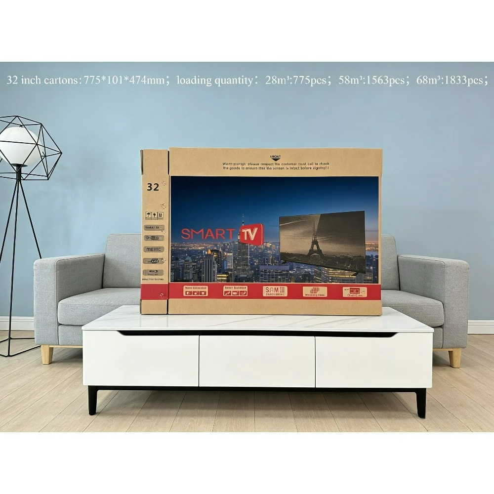 Android Smart TV 32 Inch LED Television Dustproof with Stand WiFi WebOS ...