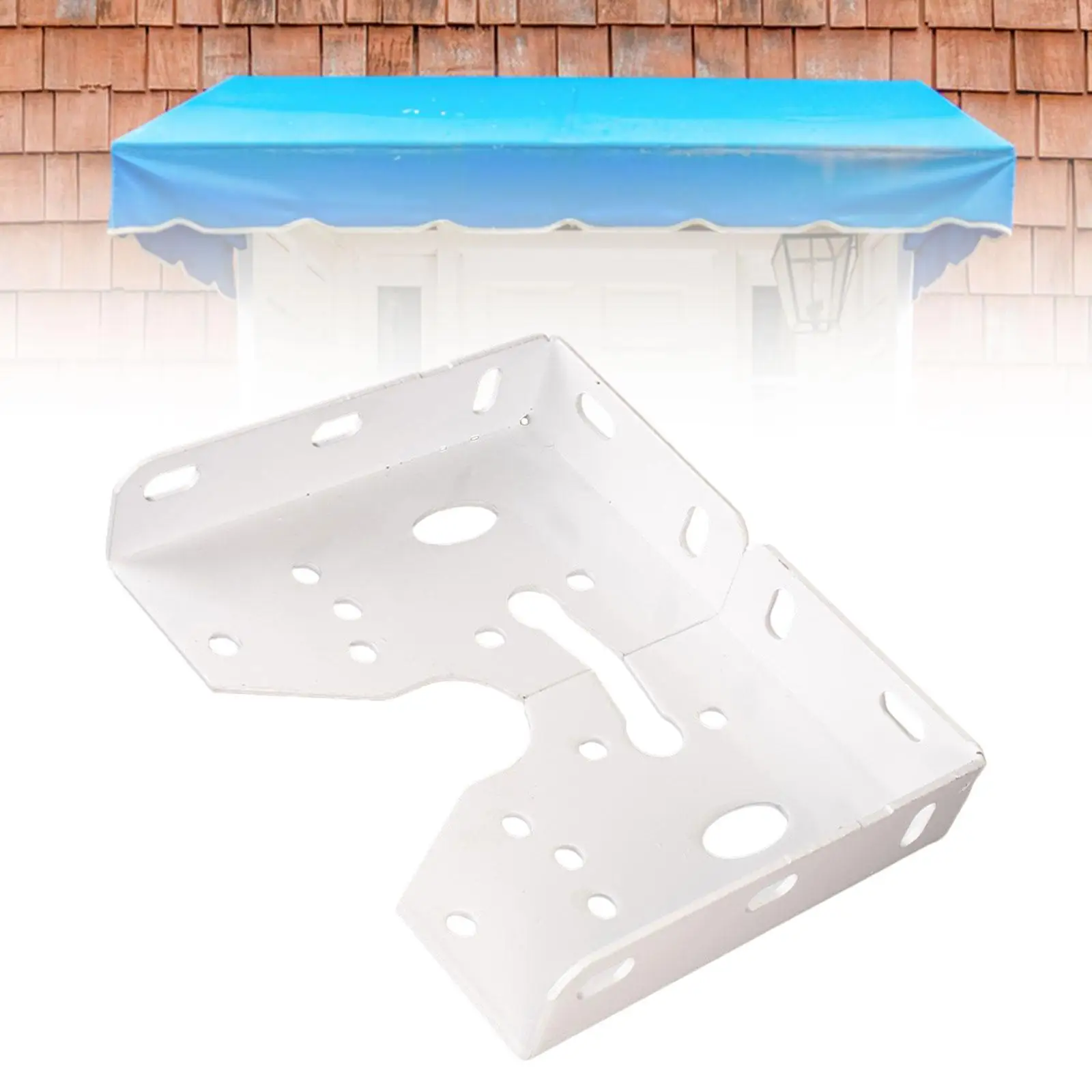 Awning Fixing Bracket Easy Installation Outdoor Awning Wall Ceiling Mounted Bracket for Yard Backyard Garden Home Courtyard