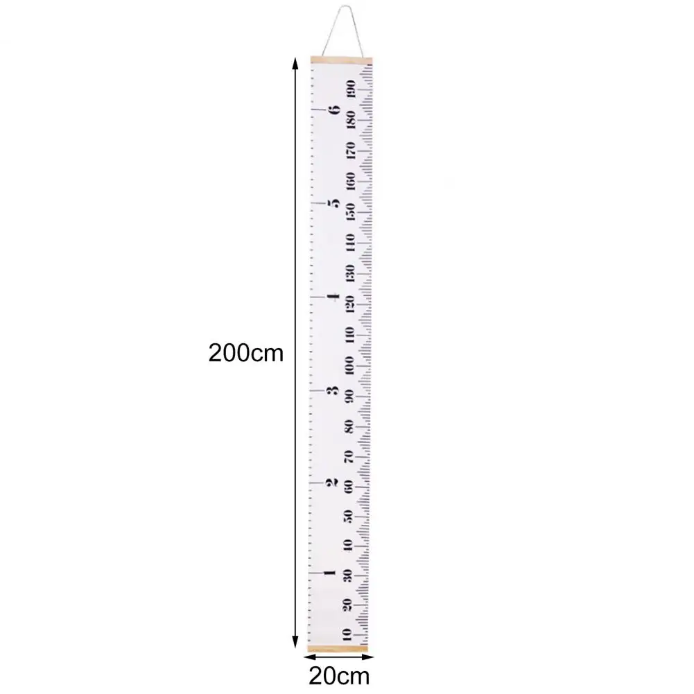 Children Height Measuring Rulers From Baby To Adult Removable Roll Up Height Measure Chart Wall Hanging Chart