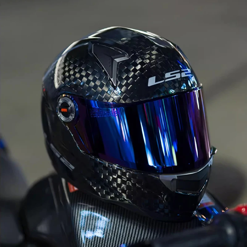 Original LS2 FF396 Carbon Fiber Motorcycle Helmet Ls2 Full Face Helmets
