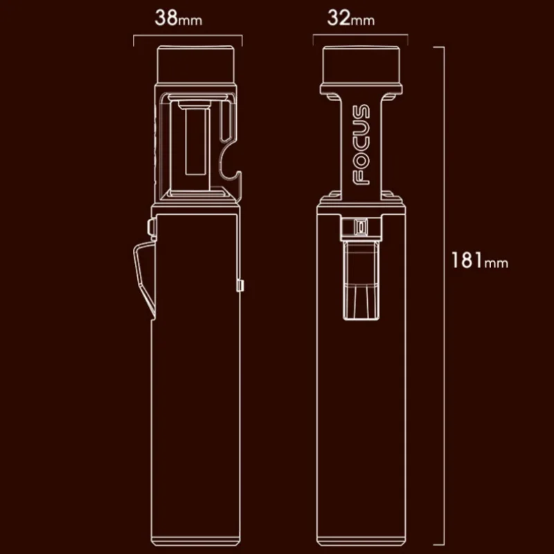 Creative Bottle Opener 1300° High Temperature Flame Spray Gun Gas Lighter Safety Switch Outdoor BBQ Kitchen Cigar Lighters Gifts 6