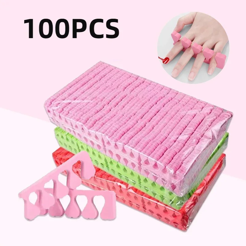 Pedicure Toe Separators Nail Art Toe Separators Fingers Foots Sponge Soft nail tech supplies toe separators finger toe separator