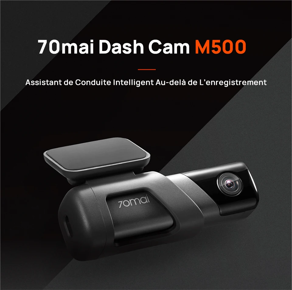 70mai-Caméra de tableau de bord M500 1944P 170FOV, enregistreur, GPS, ADAS,  moniteur de stationnement 24h, eMMC, stockage intégré - AliExpress