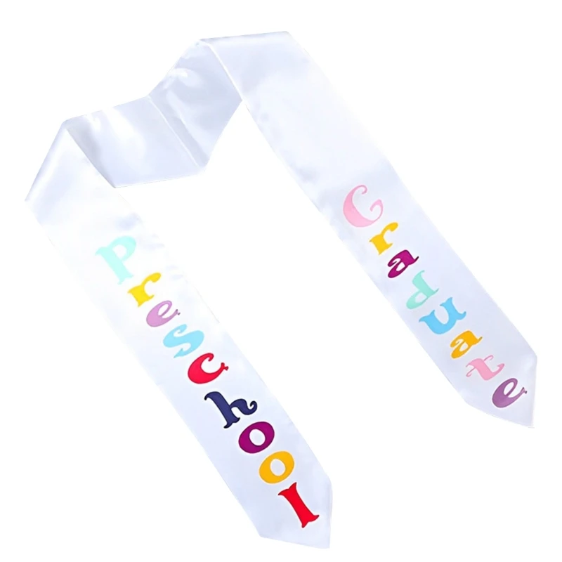 130x9.5cm Grad Season Unisex Kid Graduation Stole Sash for Kindergarten Commencements Etiquette Belts Party Decorations 2