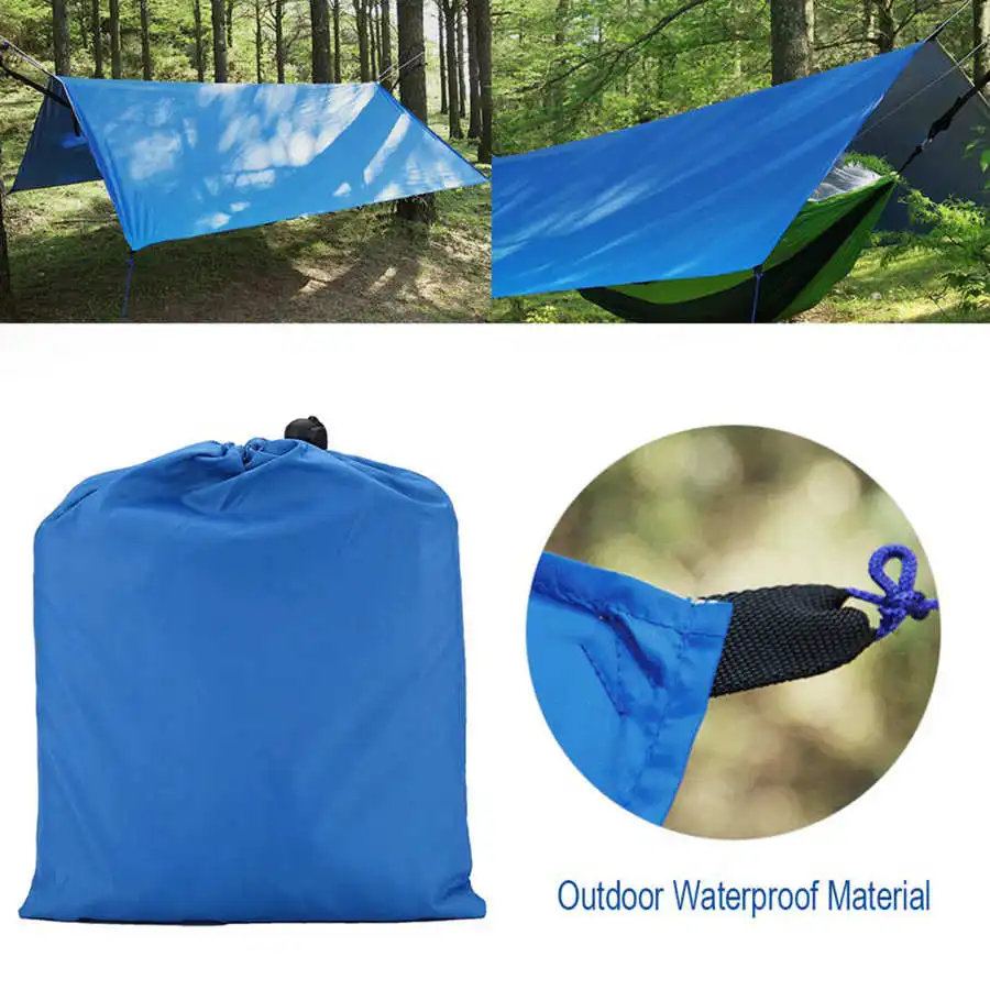Ultralight 3-4 Person Tent Tarp Shelter Portable Waterproof Camping Tent Awning Outdoor Anti-UV Garden Canopy Sunshade