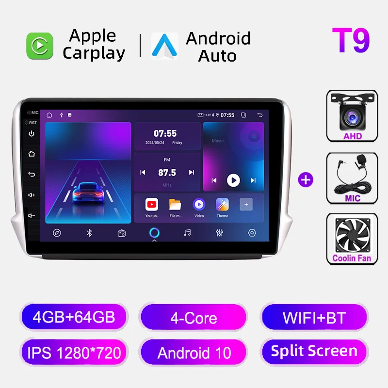 T9 4-64GB Cam WIFI