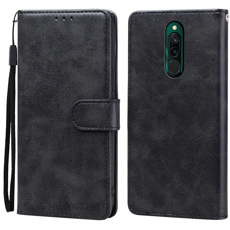 Luxury Leather Flip Wallet Case - Premium Bumper Protection & Style