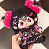 20cm baby clothes dark purple school uniform set cotton doll clothes three piece set doll doll doll changing 5