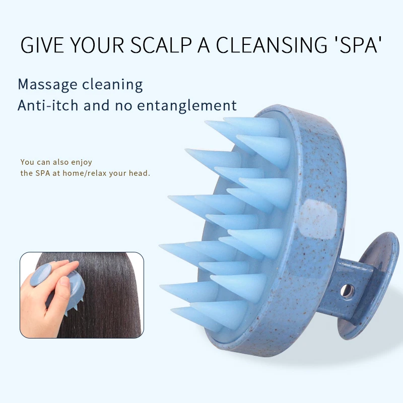 Hair Scalp Massager Shampoo Brush with Soft Silicone Bristles for Dandruff Removal & Hair Growth, Scalp Scrubber for Scalp Exfol 2