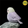 Lovebird Parrot High Fidelity Peony Parrot Plushie Budgerigar Budgie Plush Toys Lifelike Animals Simulation Stuffed Doll Toy 5