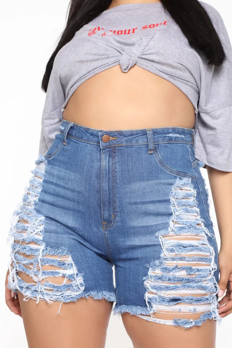 

Fashion Denim Short High Waist Casual Summer Jean Shorts Sexy Streetwear Women Spodnie Pantalones Cortos Women Pants Ropa Mujer