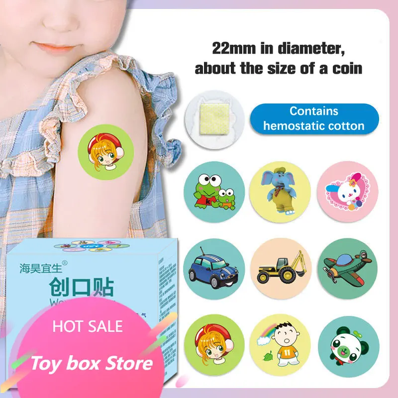 20/50/100pcs/box Waterproof Breathable Round Band Aids Adhesive For