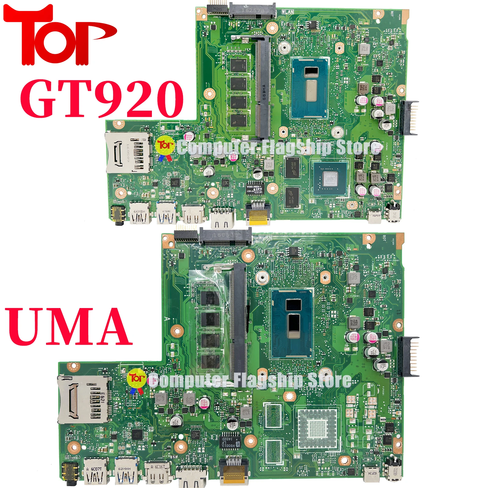 KEFU X540L Laptop Motherboard For ASUS X540LJ X540LA A540L F540L I3 I5 I7 4TH 5TH GEN 0G/4G RAM GT920M OR UMA Mainboard