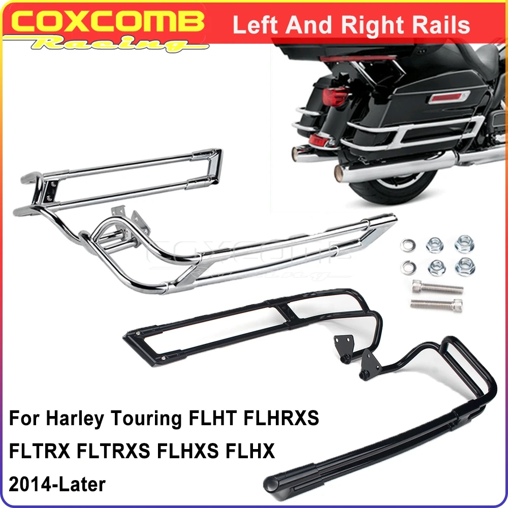 

Левый и правый рельсовый держатель черного цвета для Harley Touring Electra Glide FLHTCU FLHTCUL FLHTK FLHTKL FLHXS