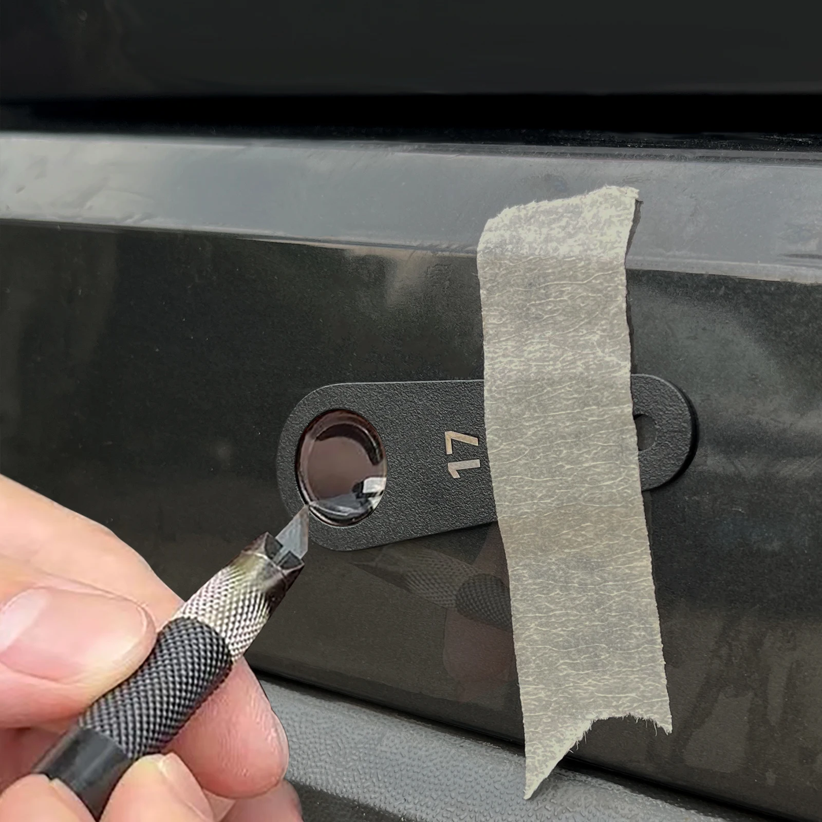 Cutter Tint Film Tool Circle Cutting Template Car Protective Film For Vehicle Reversing Parking Sensor Stainless Wrap Kit