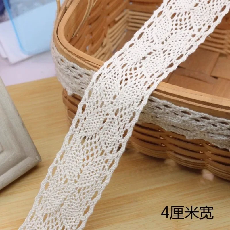 Flowers Series Hallow Flower Lace Ribbons 1meter DIY Handmade Materials wedding Gift Wrap Headwear Belt Ribbon ribbon decoration ribbon supplies wrapping ribbon lace trim ribbon