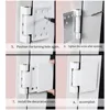 Brand New High Quality Material Practical Use Druable Doors Hinge Flag Aluminum Alloy High Security Left Right 3